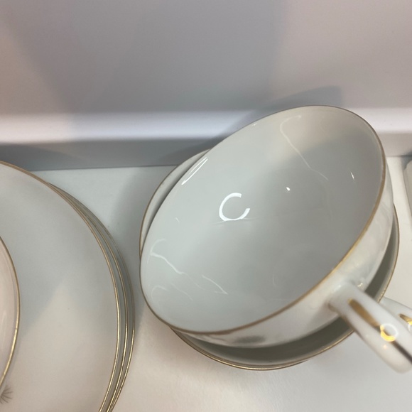 Fine China Japan Vintage PINEDALE Teacup and Saucer Set Of 5 Harmony House - Picture 11 of 13